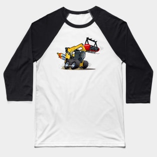 Cartoon Crazy Mulcher Baseball T-Shirt